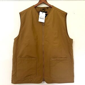 Barbour Men's Tan Vest Sz L
